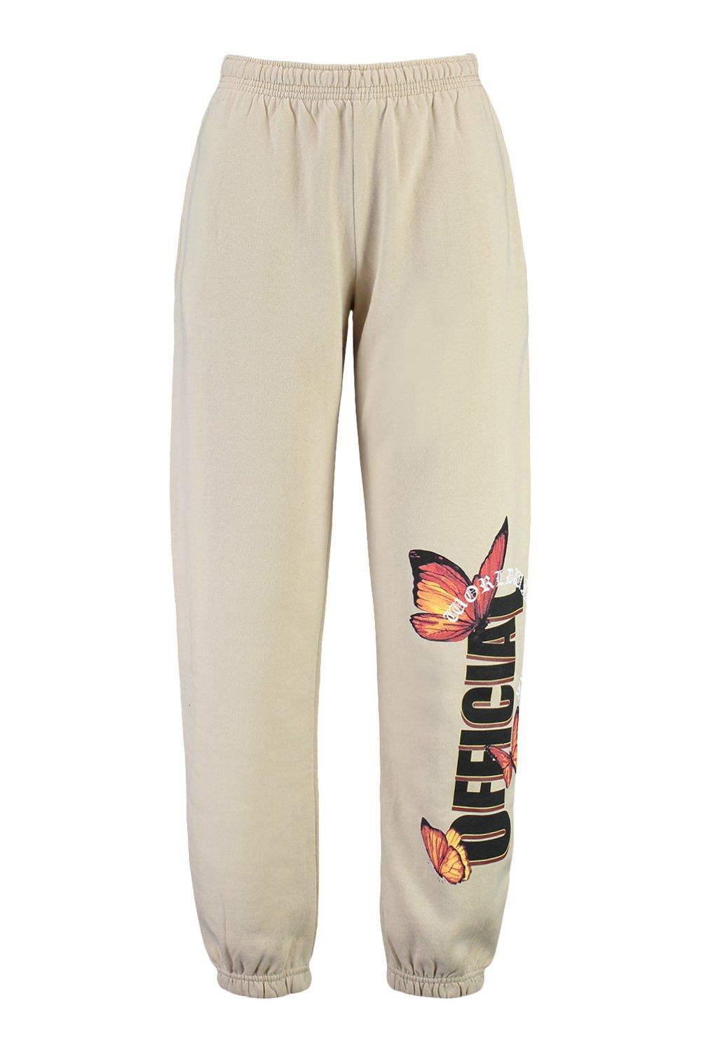 Boohoo butterfly online joggers