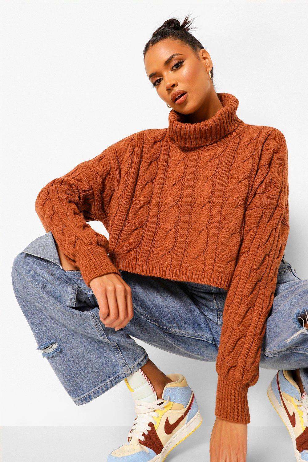 Rust hotsell knit jumper