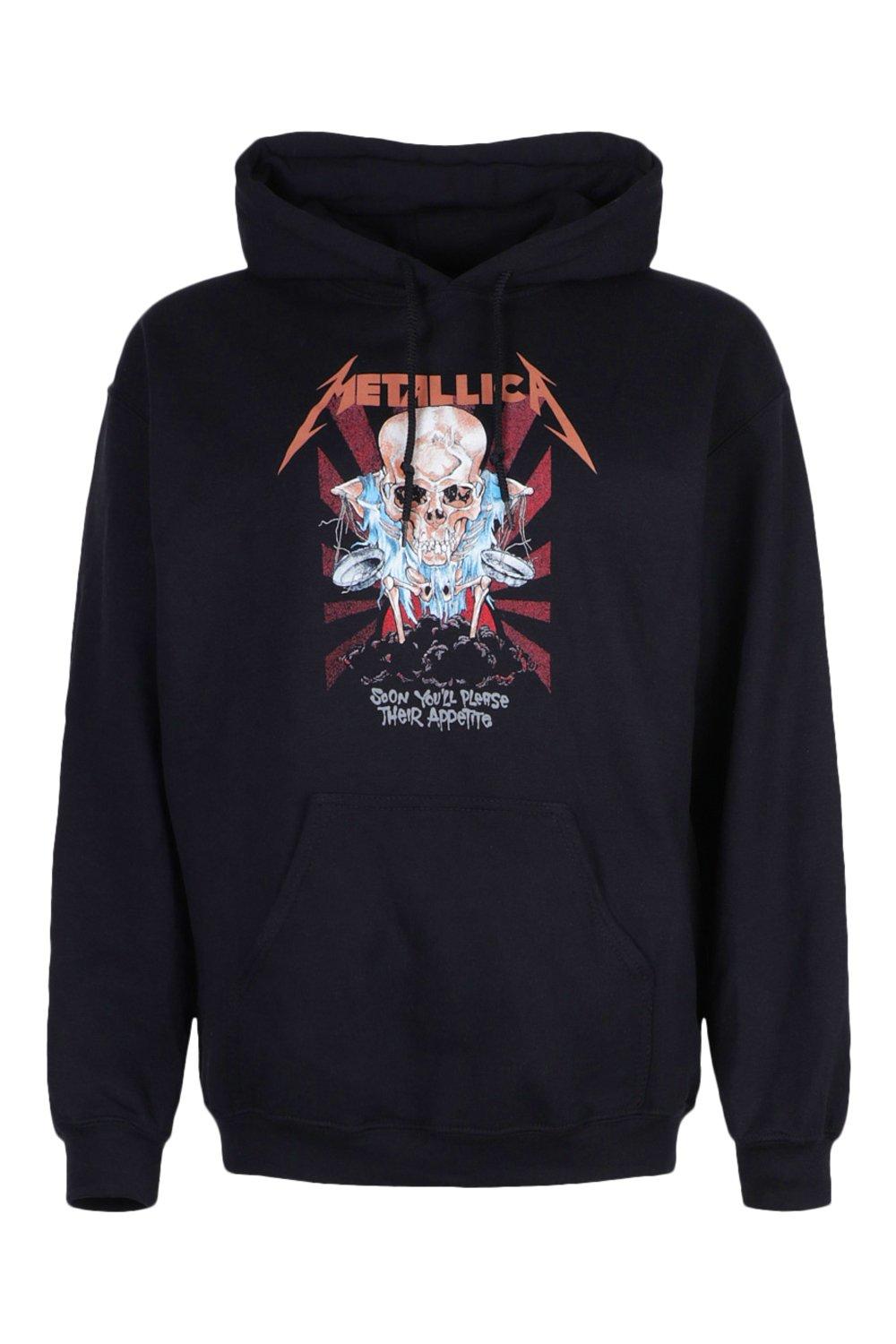 Sudadera con capucha y estampado de Metallica