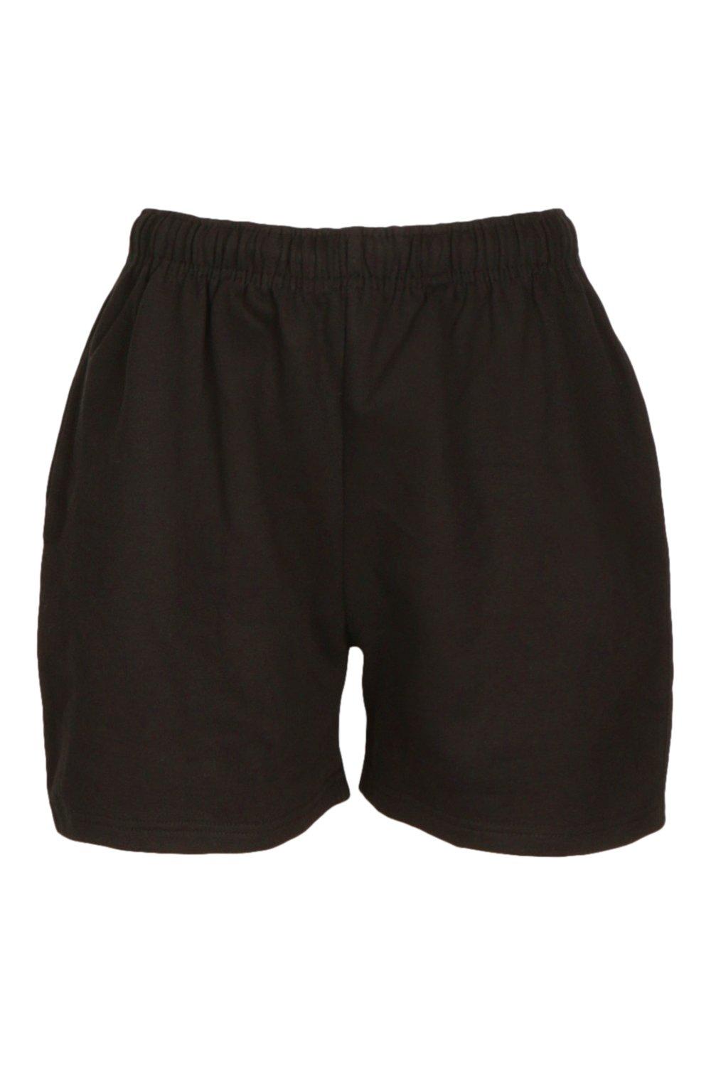 Plus Rib Split Running Shorts