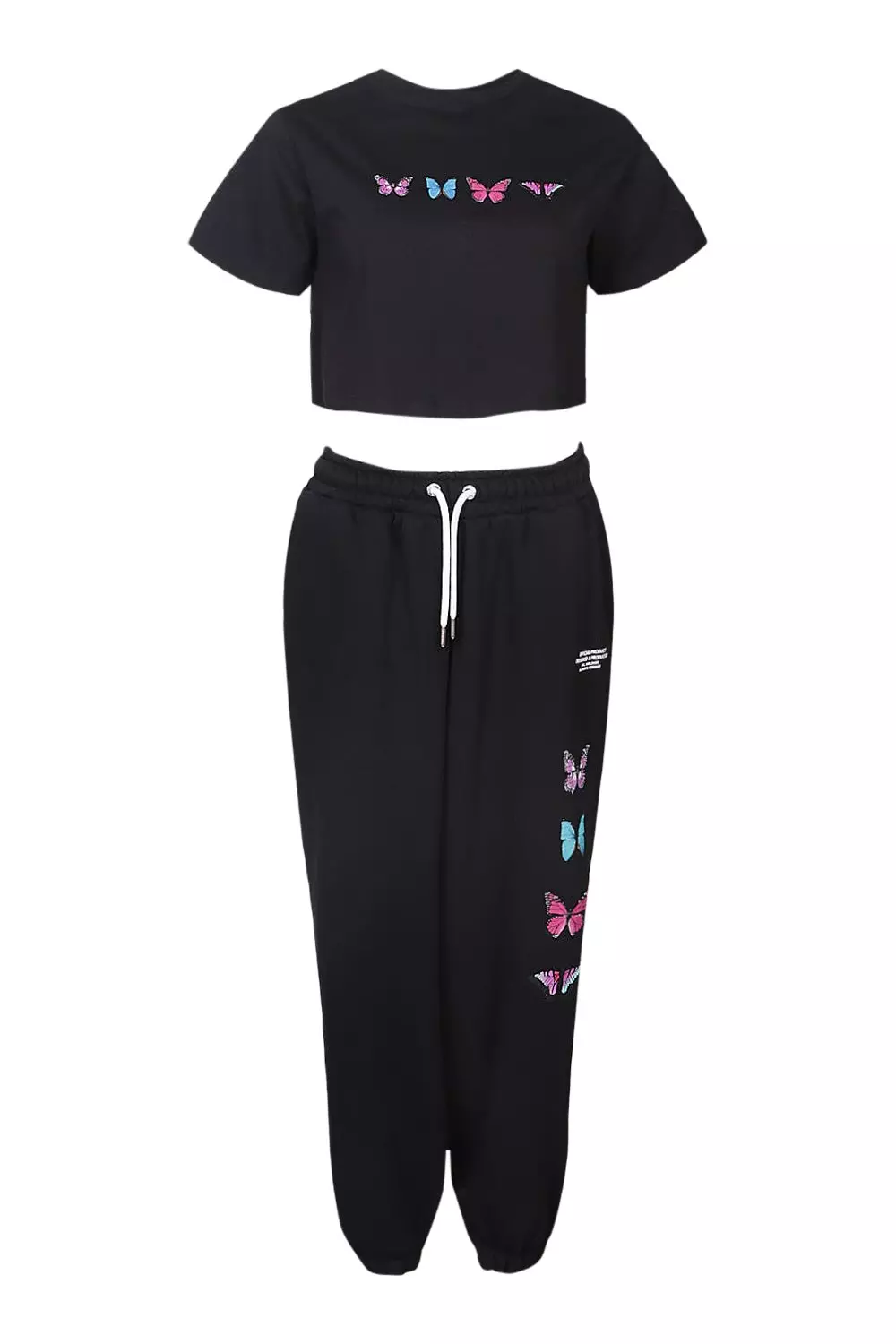 Boohoo butterfly online joggers