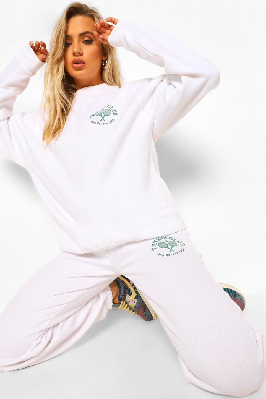 Sweater Tracksuit With Tennis Print image number 1