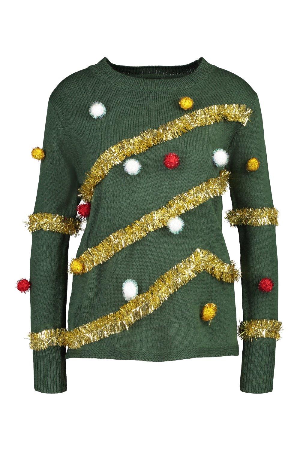 Ugly christmas sweater on sale boohoo