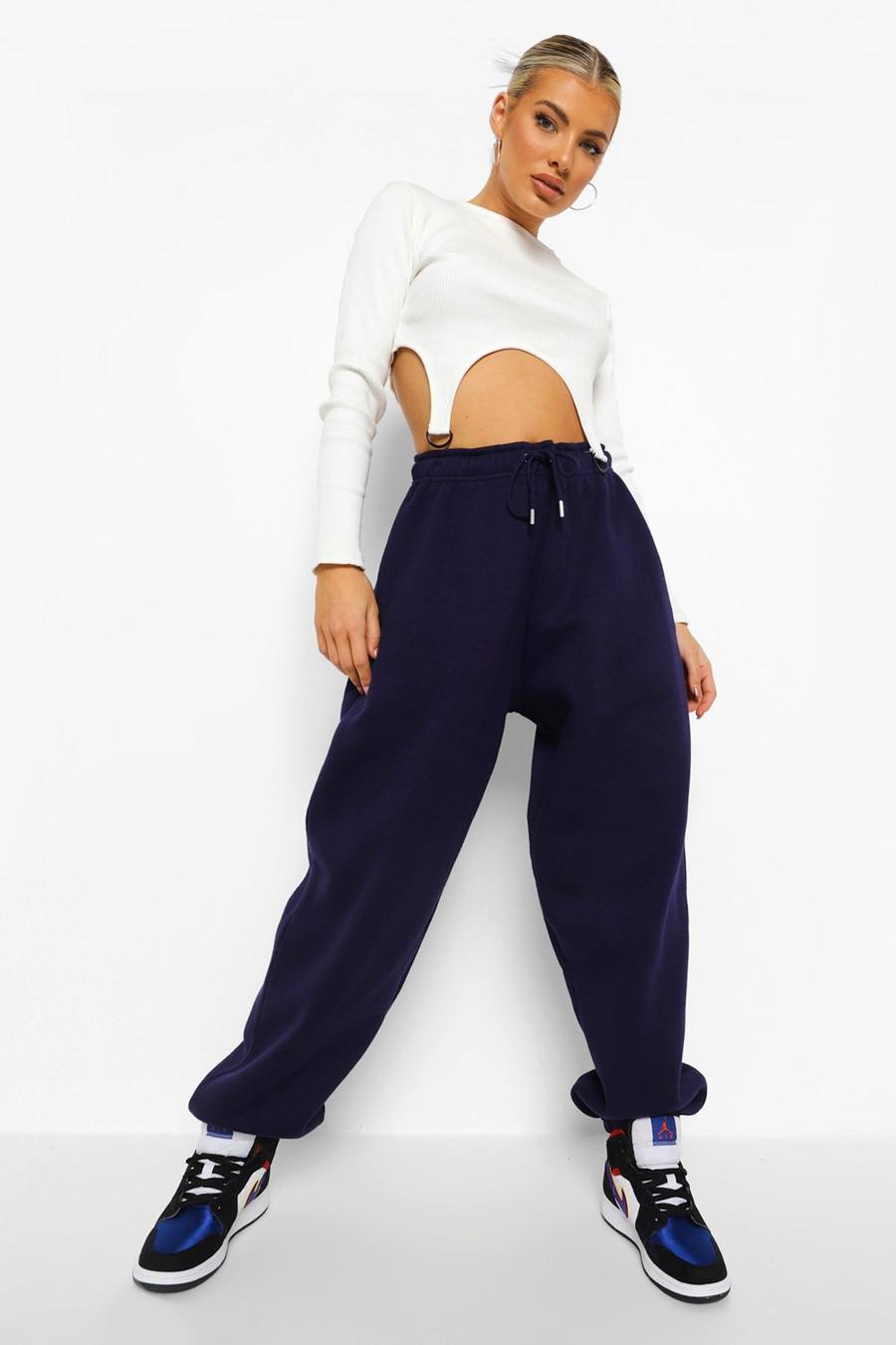 Pantaloni tuta basic oversize, Blu oltremare image number 1