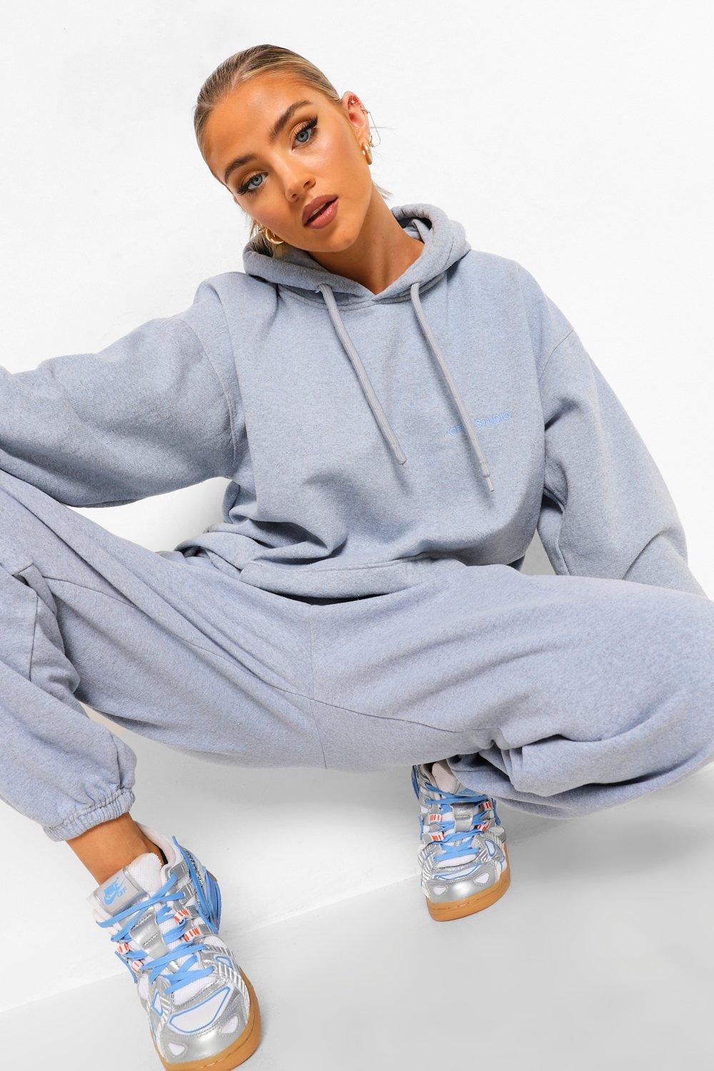 light blue tracksuit womens