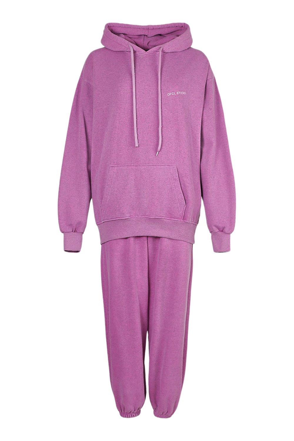 Brand new Boohoo OFCL STUDIO OVERDYED MARL UNISEX TRACKSUIT. Size