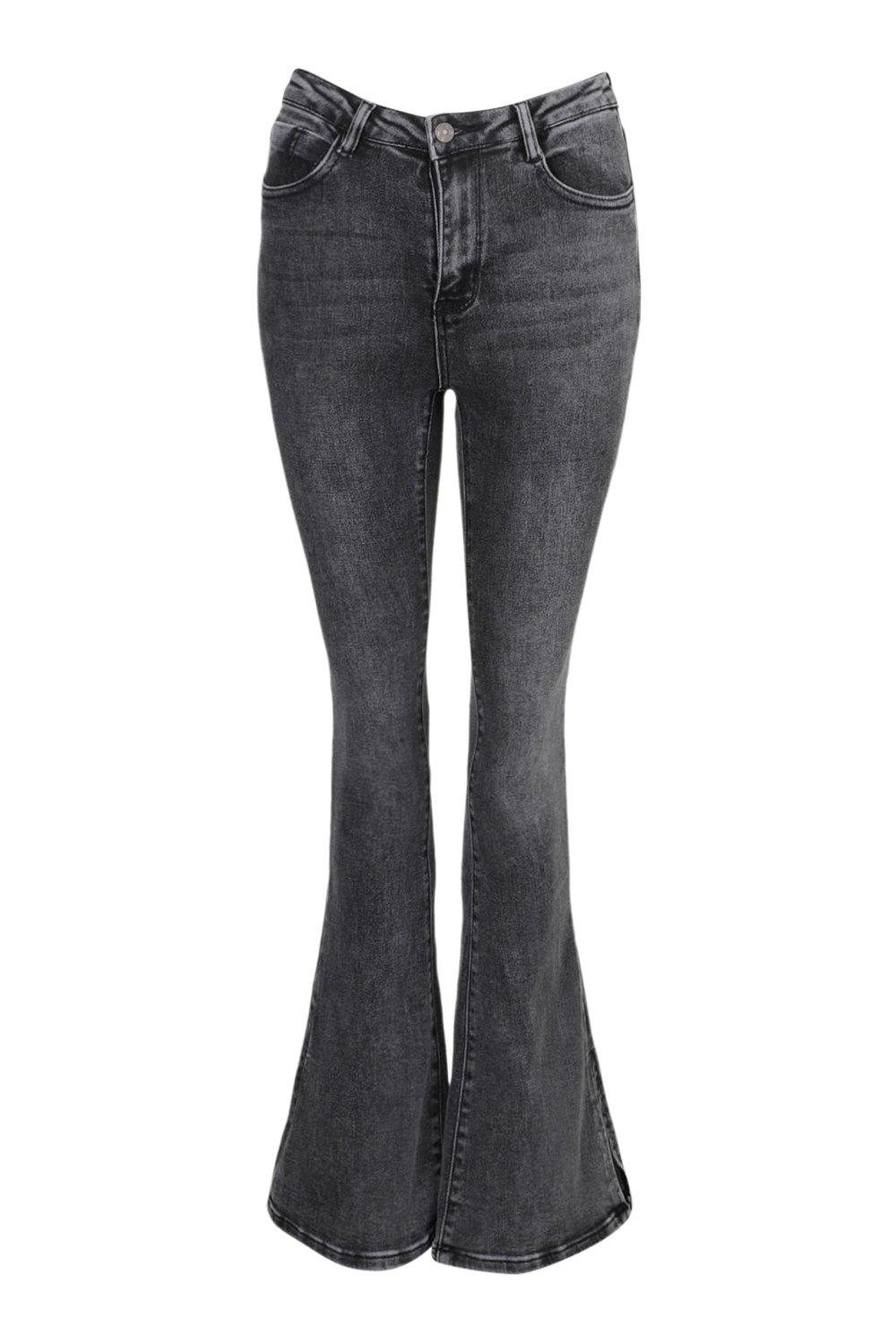 Split Hem Flare Jeans for Women - Up to 60% off