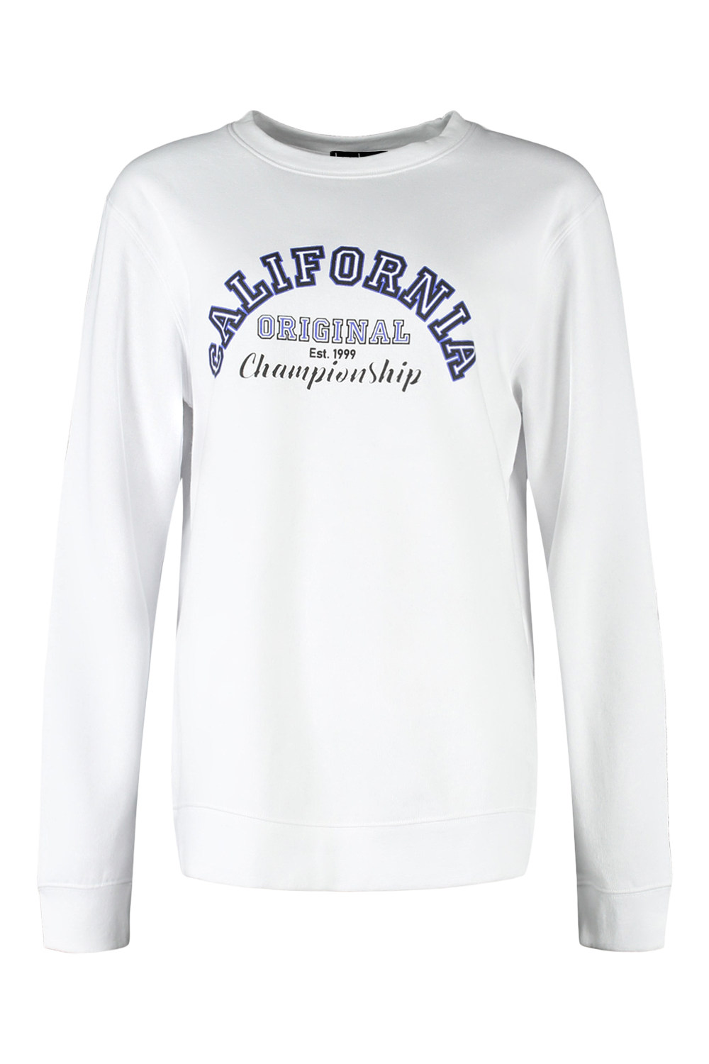 White California Slogan Varsity Sweatshirt