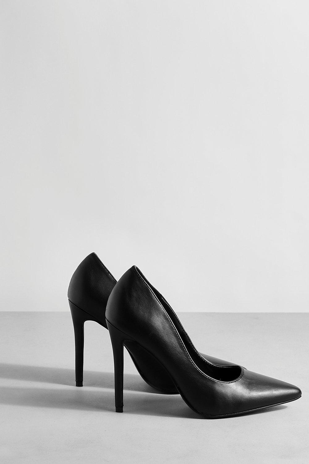 Boohoo black outlet heels