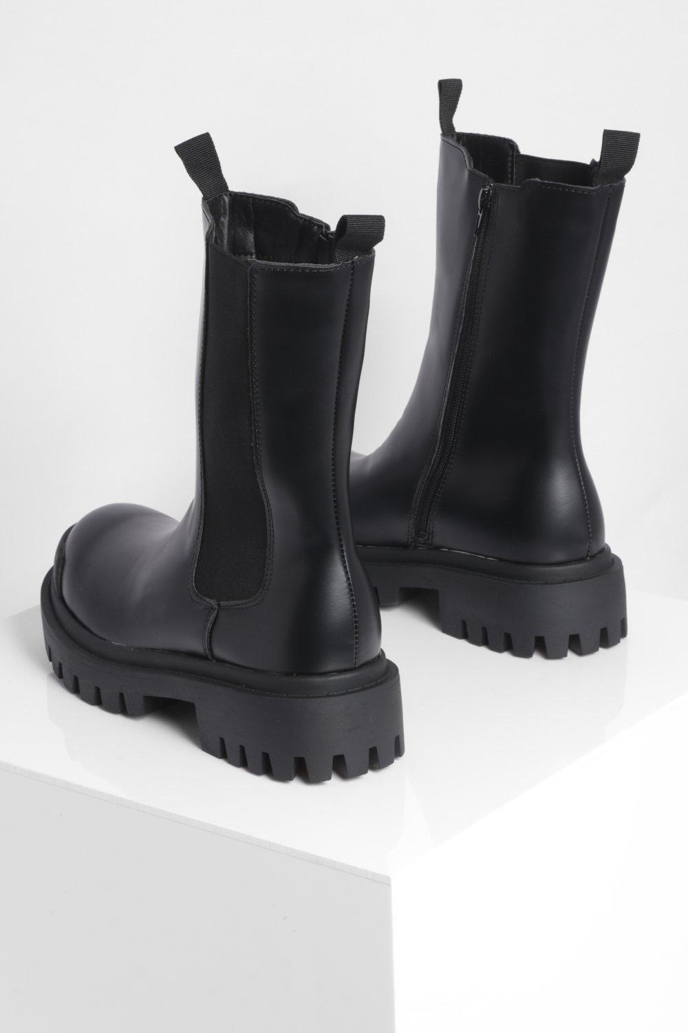 Boots met best sale hoge zool