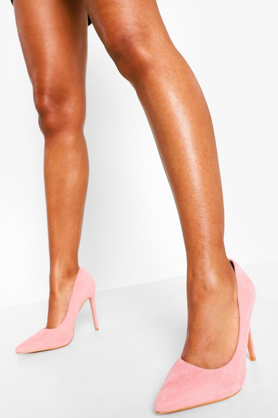 Blush Wide Fit Pointed Court Shoe image number 1