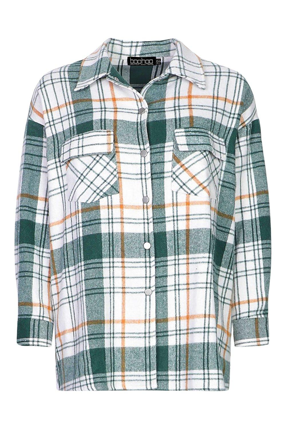 Topshop hotsell check shacket