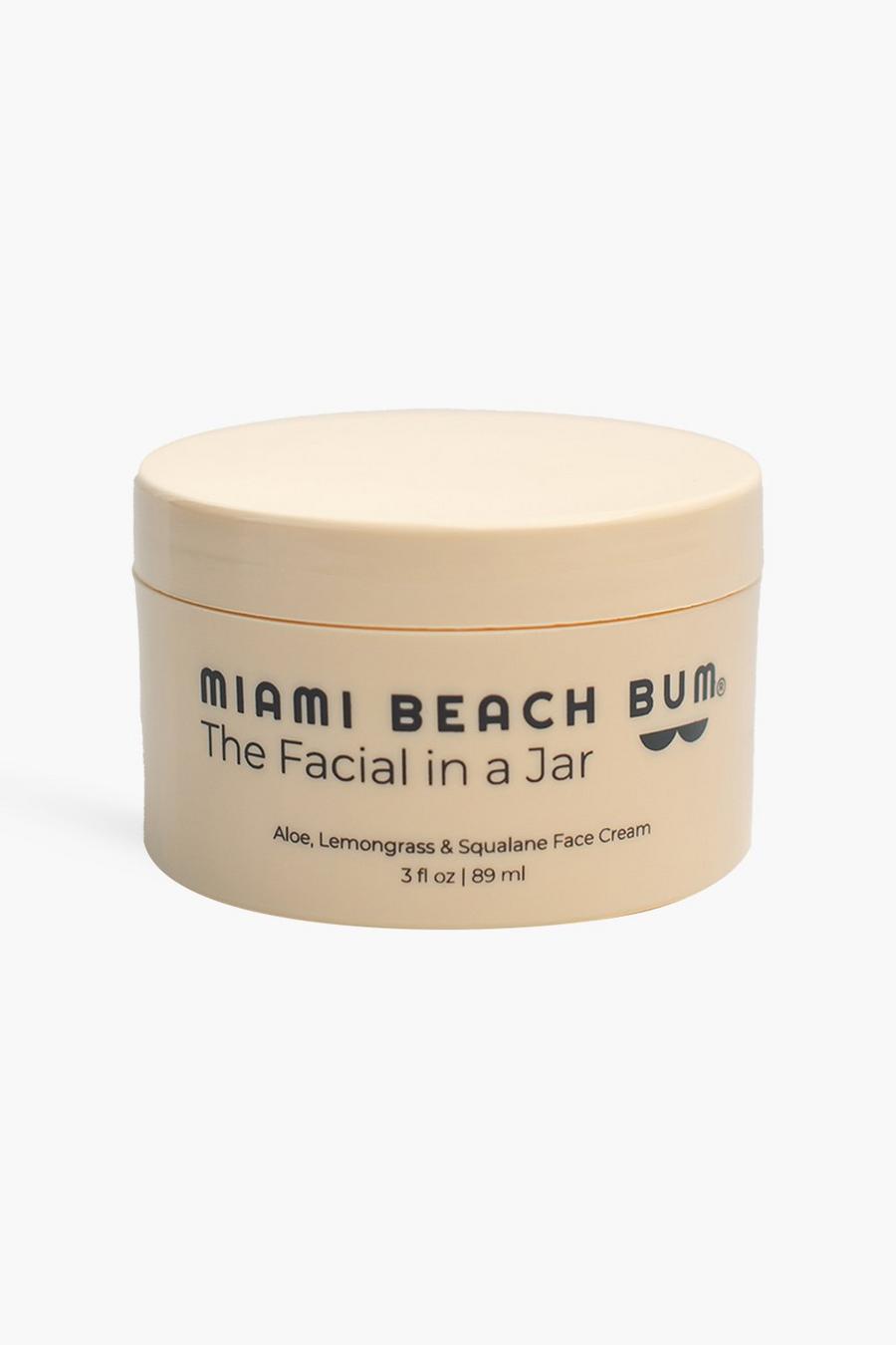 White Miami Beach Bum Ansiktsmask image number 1