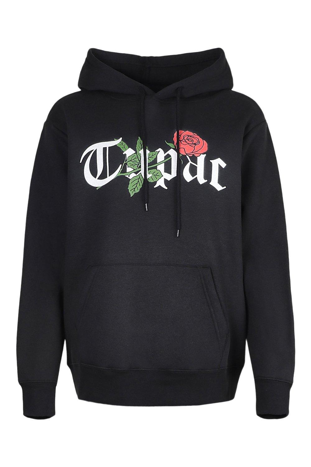 Pink on sale tupac hoodie