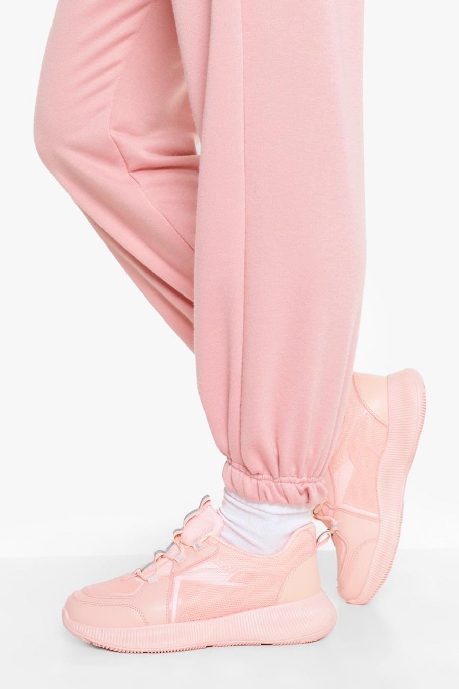 Pink Basic Running Sneakers image number 1