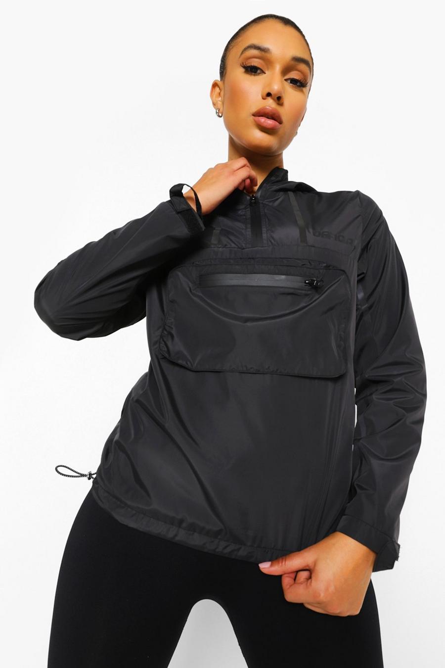 Black Tonal Reflective Active Cagoule image number 1