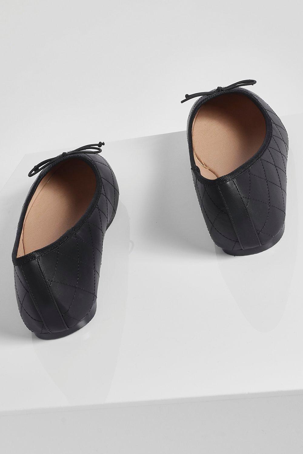 Quilted ballet pumps sale