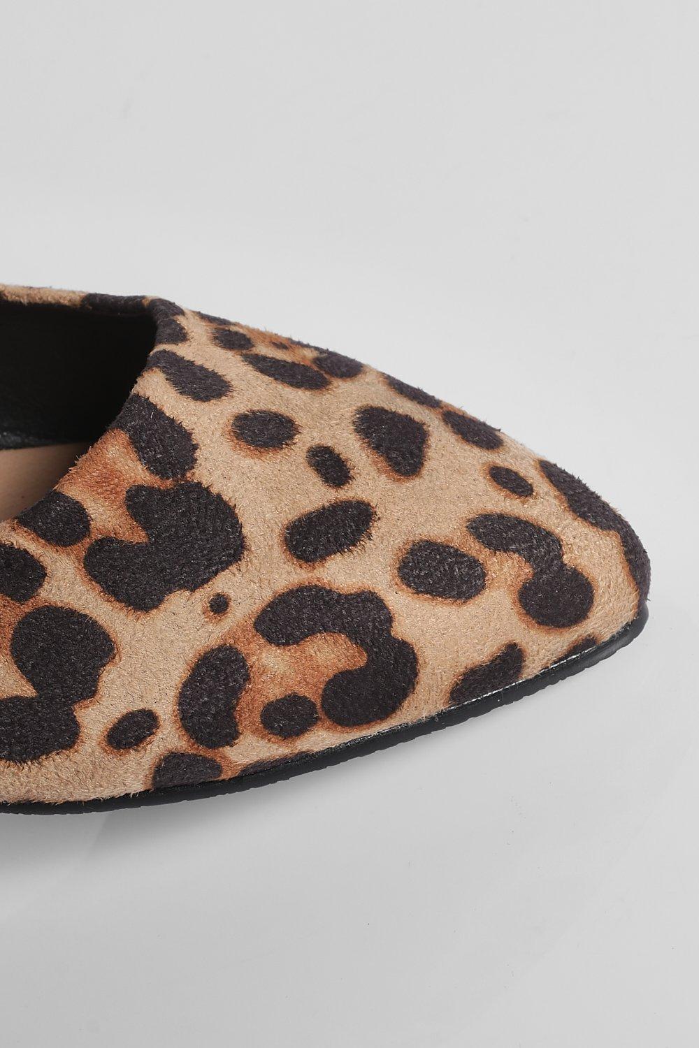 Ballerines cheap pointues leopard