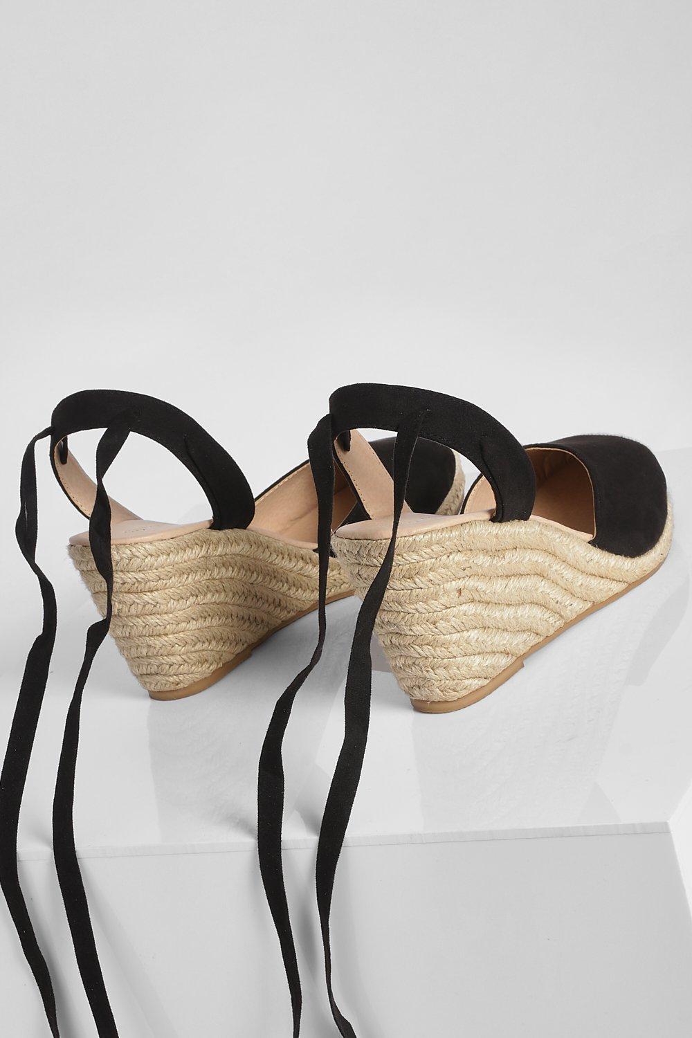 Espadrille wedges wide store width