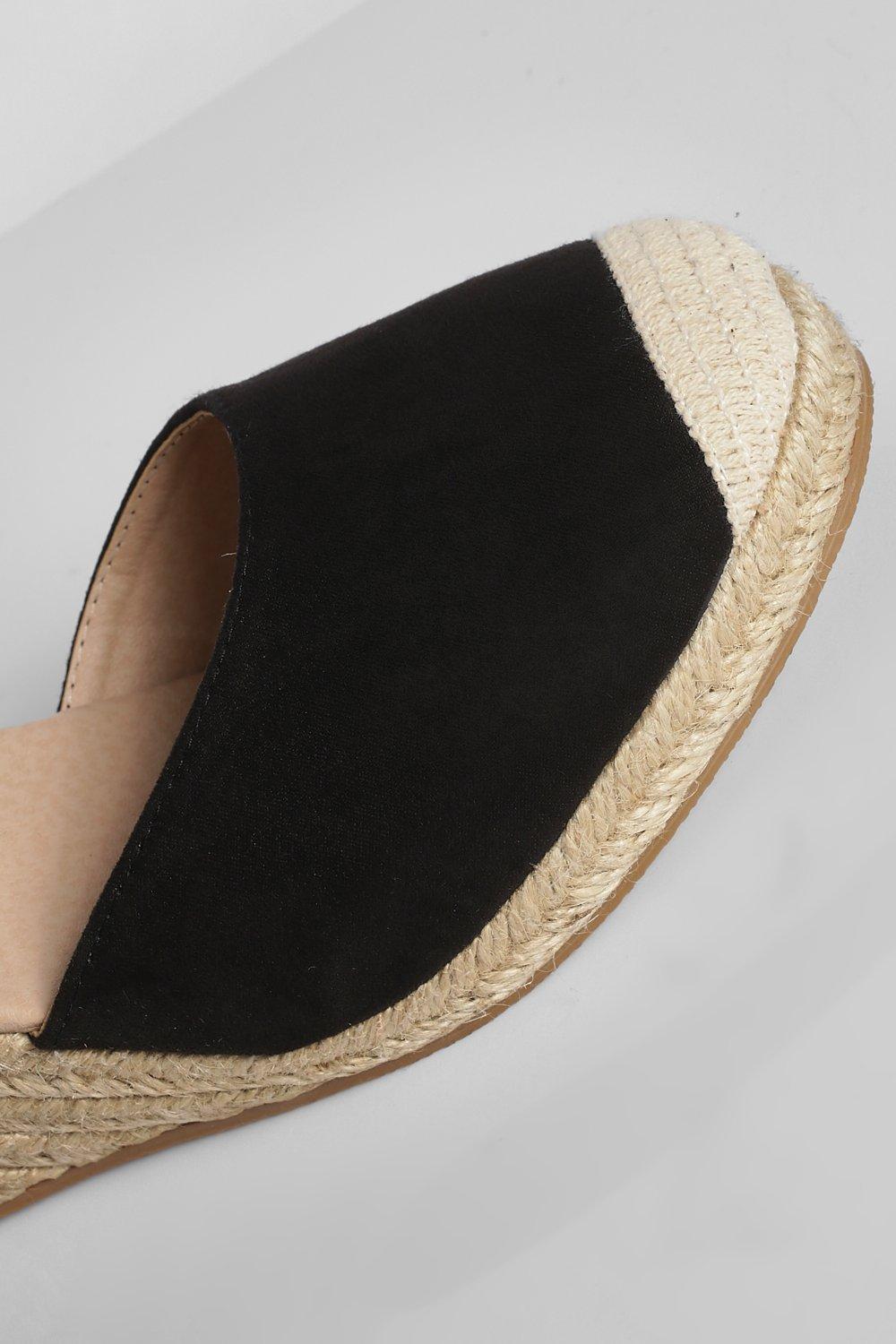 Wide store width espadrilles