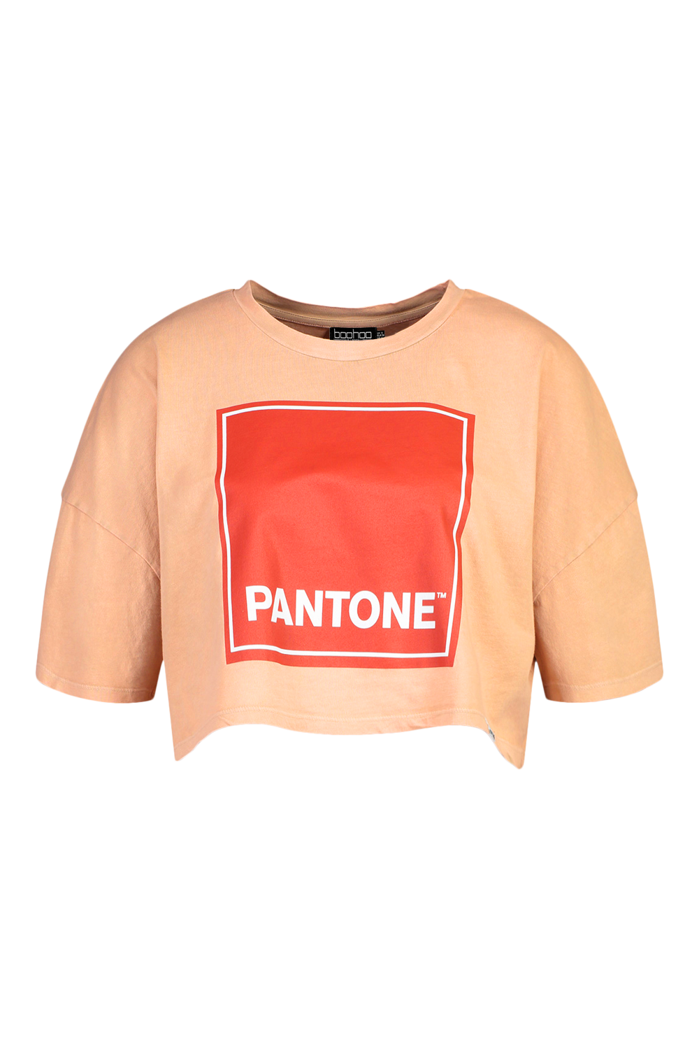 T shirt corta Pantone a lavaggio acido boohoo IT
