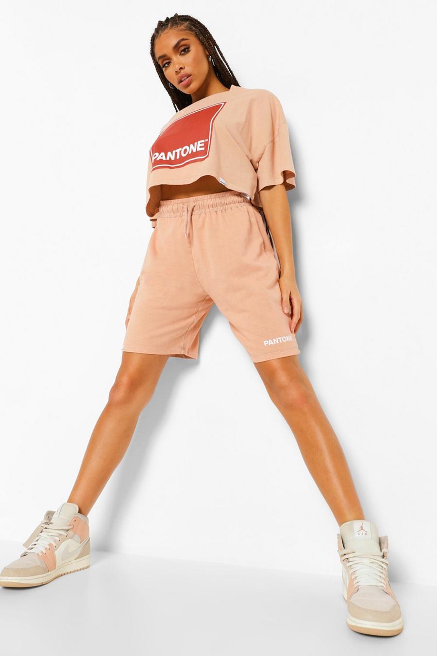 Camel Pantone Acid Wash Short image number 1