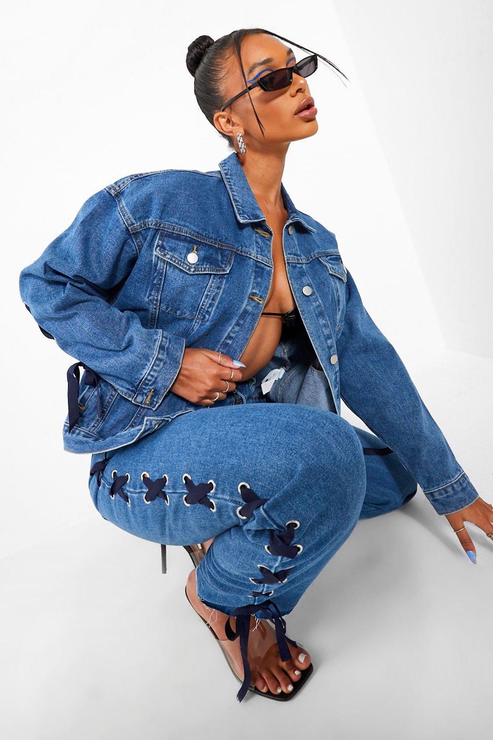 Denim Bra Jacket