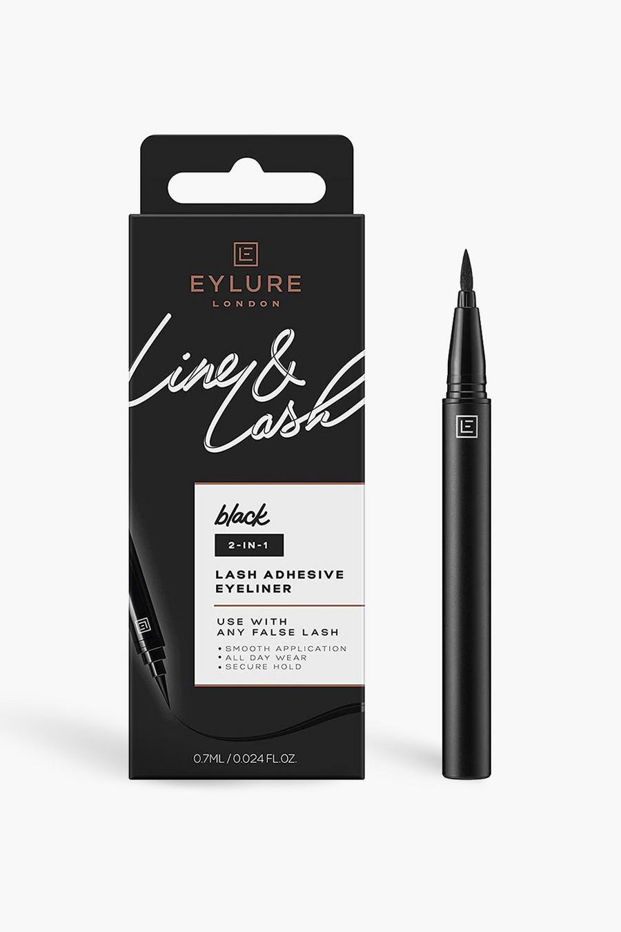 Eylure Line And Lash Eyeliner och franslim - Black