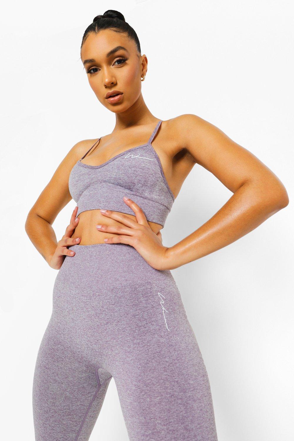 Seamfree Marl Sports Bra