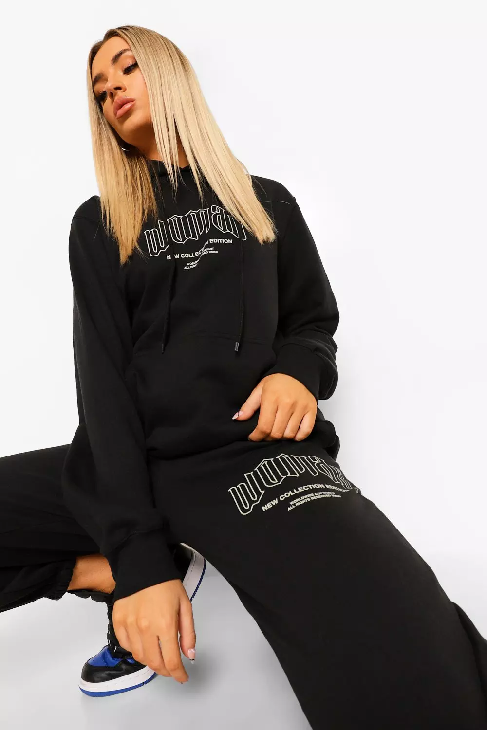 Woman Graphic Oversized Tracksuit