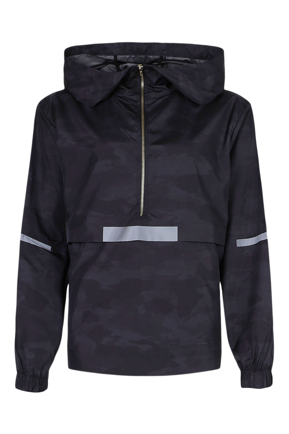 Camo Waterproof Running Jacket with Reflective boohoo IE