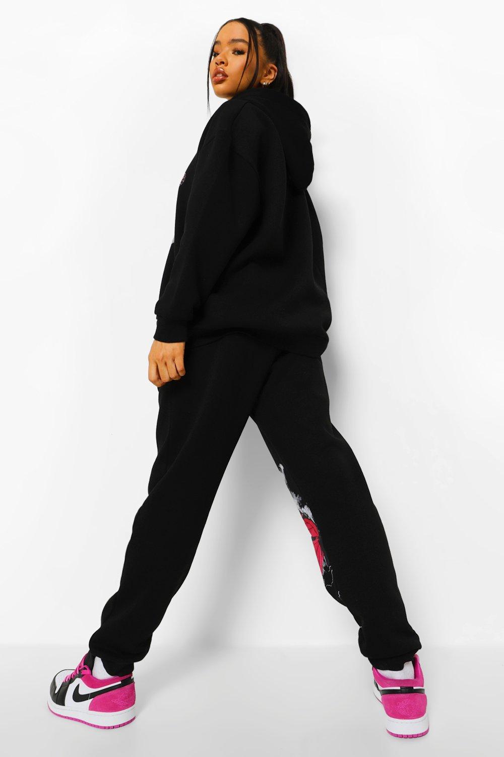 Oversized Butterfly Zip Through Tracksuit