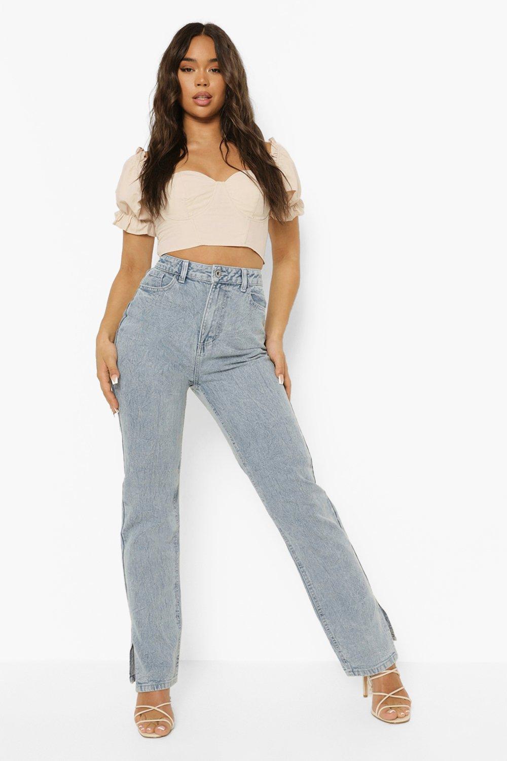 straight leg jeans extra long