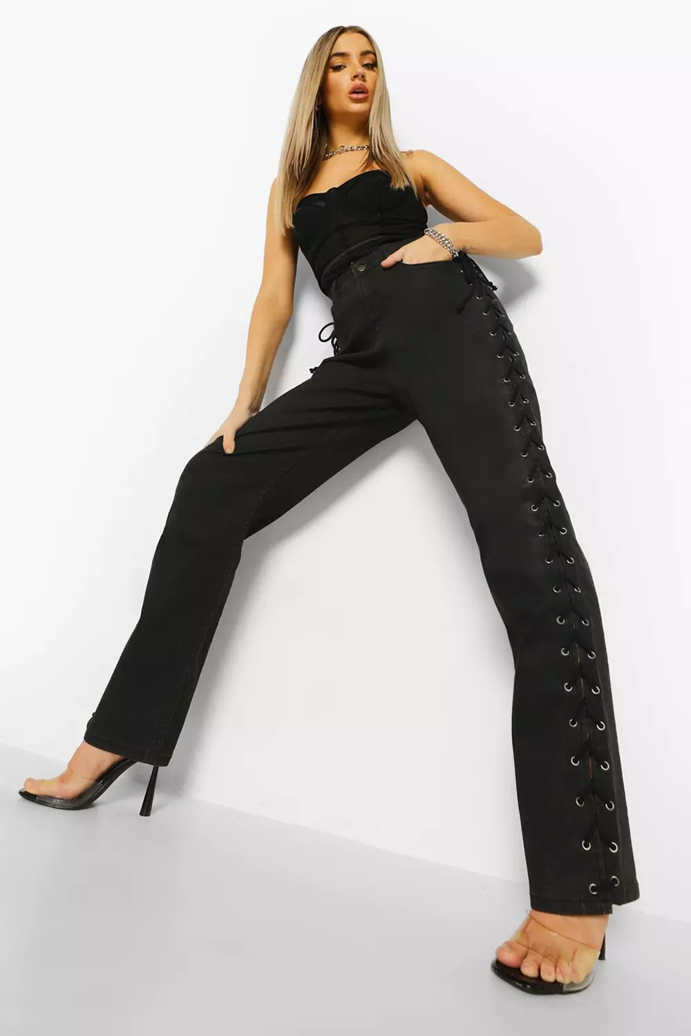 Gia Coated Jeans