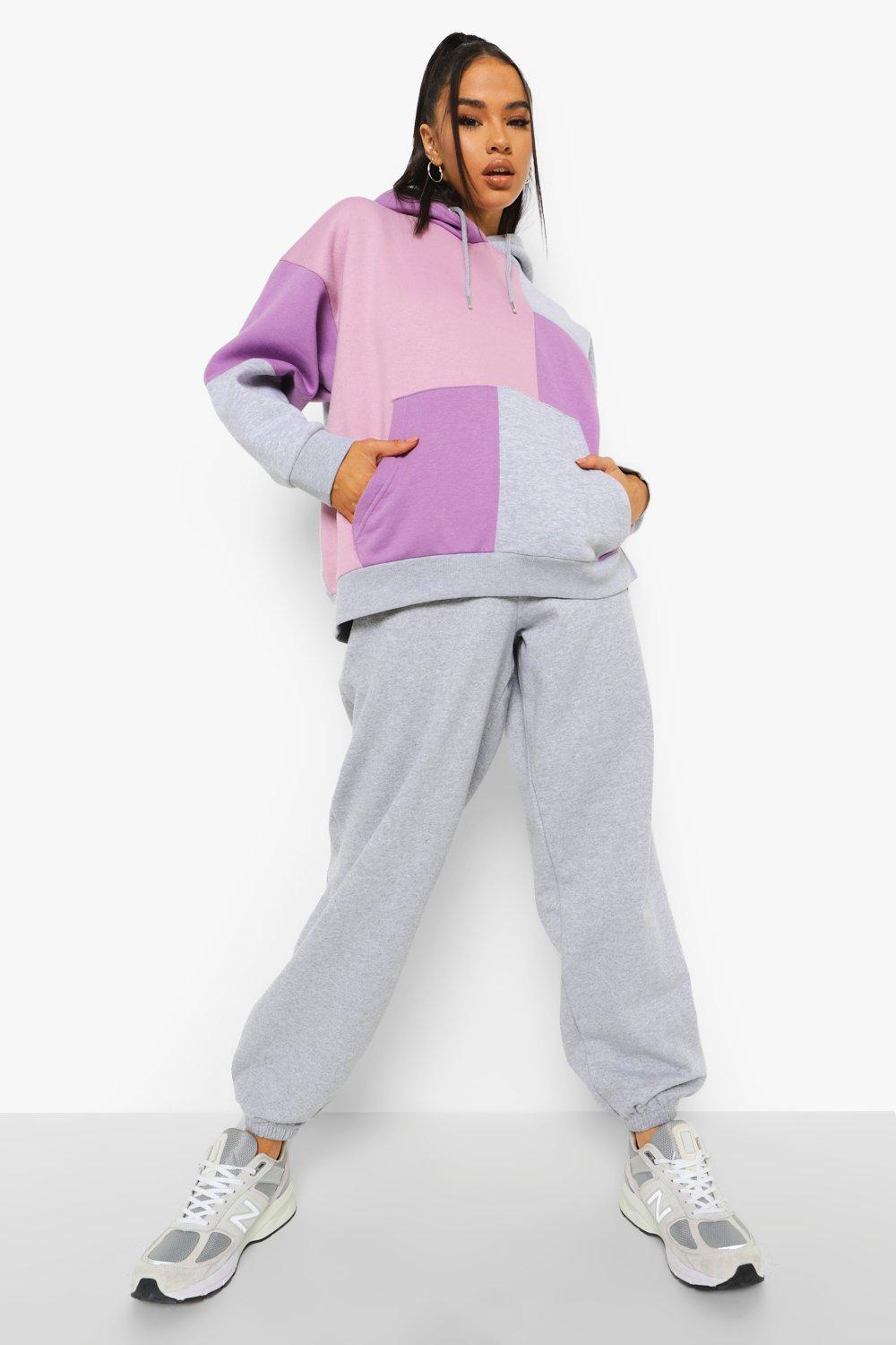 Lazy oaf best sale colour panel hoodie