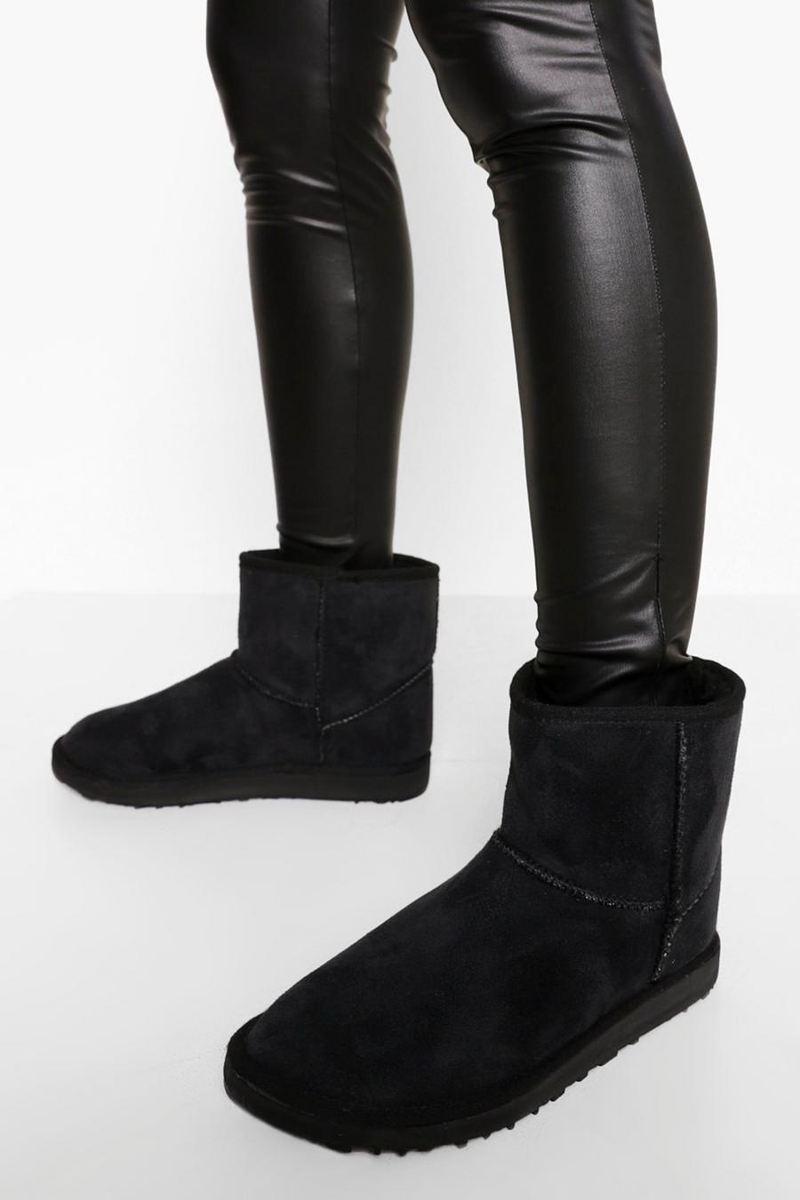 Black Ankle Cosy Boot image number 1
