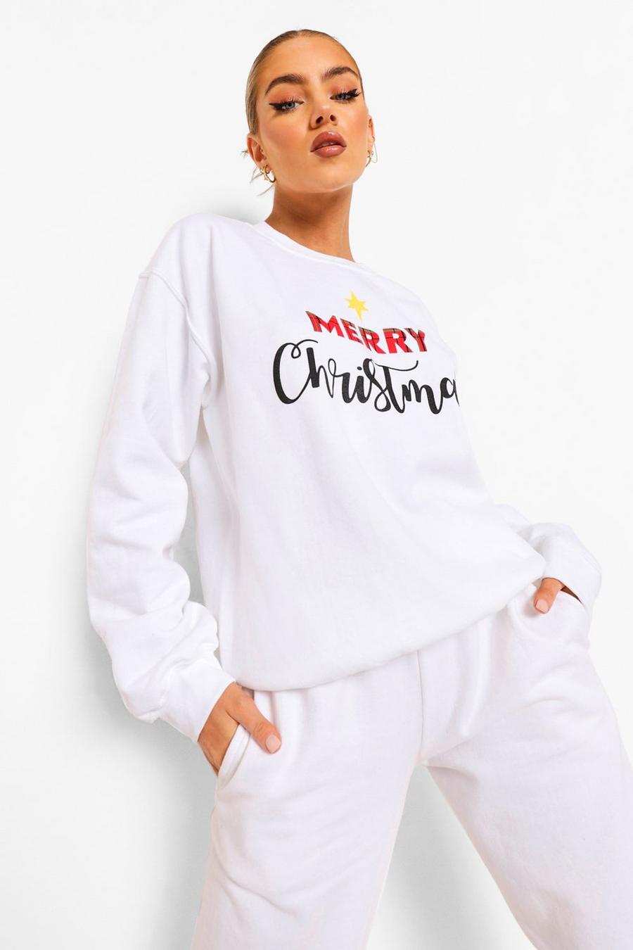 Sweatshirt mit „Merry Christmas“-Motiv  image number 1
