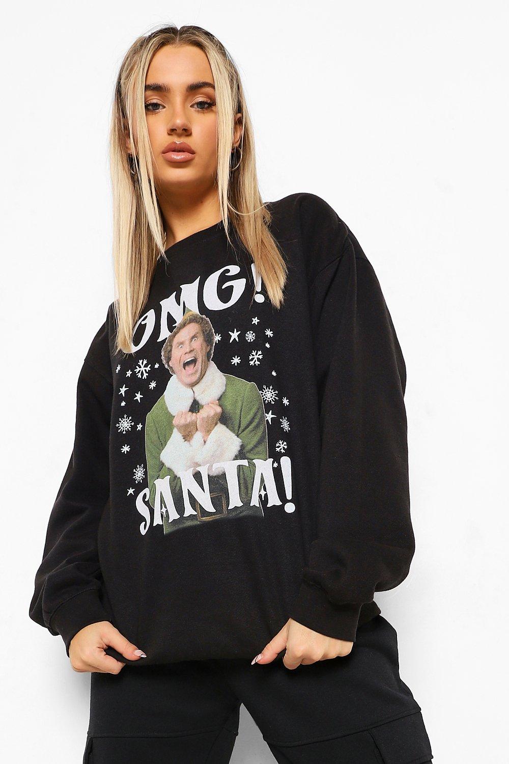 Black shop christmas sweatshirt