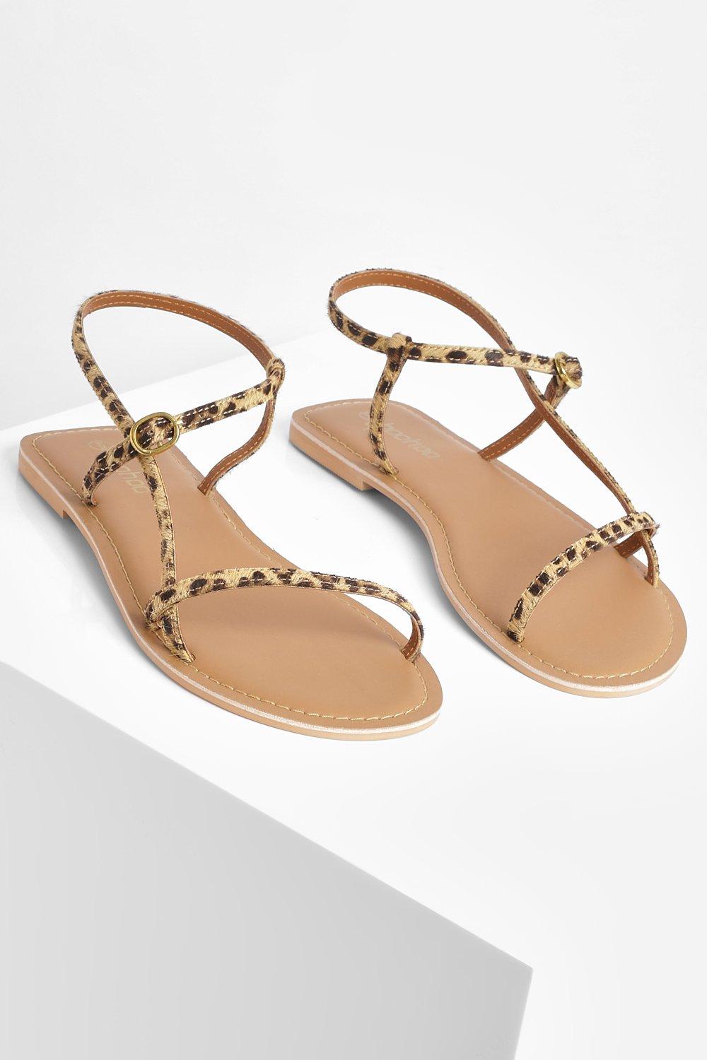 Skinny strap best sale flat sandals