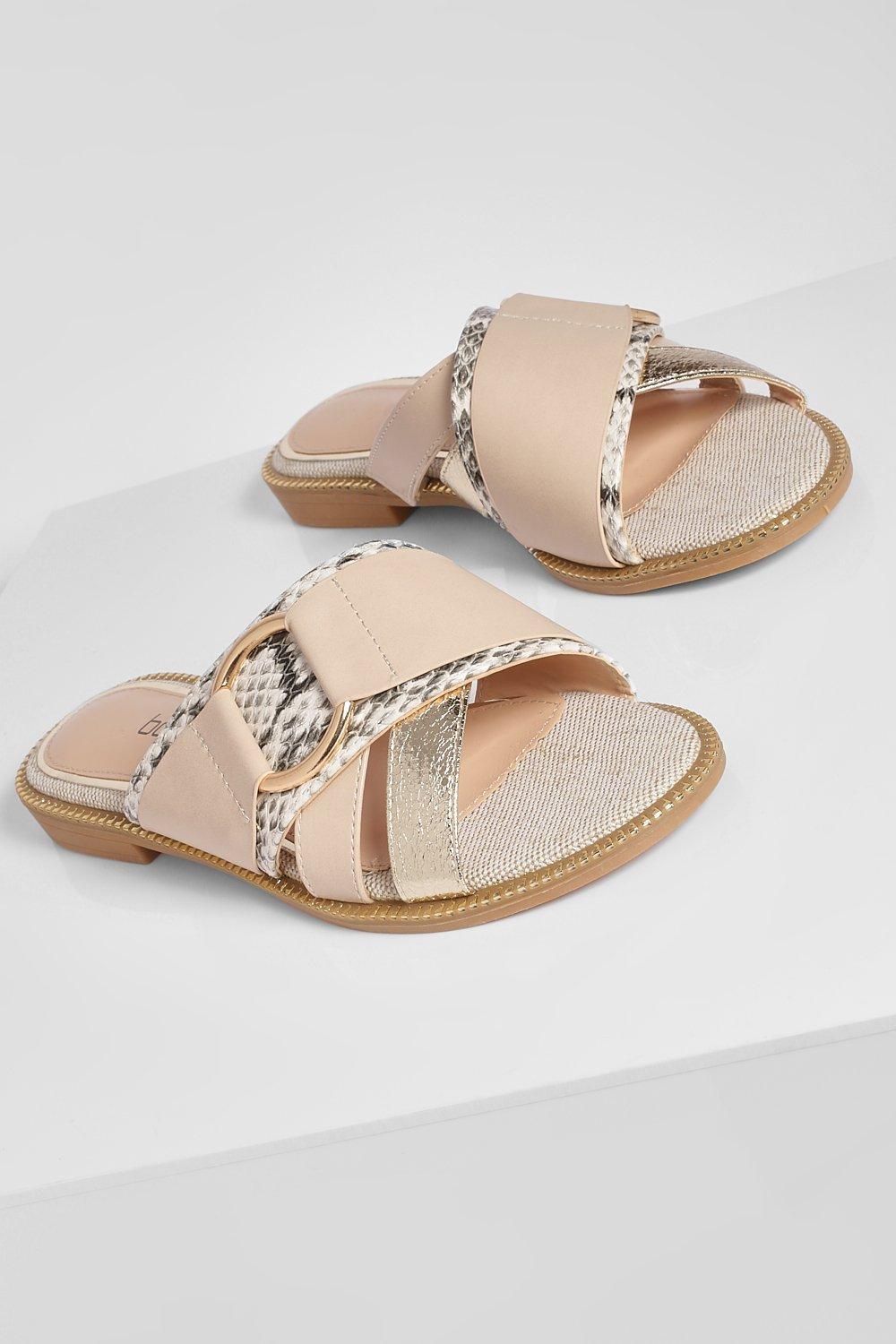 Wide fit mule store sandals