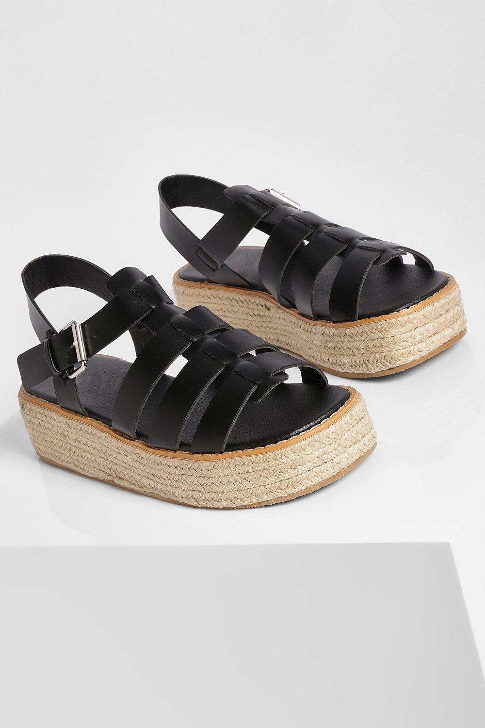 Black flatform espadrilles store