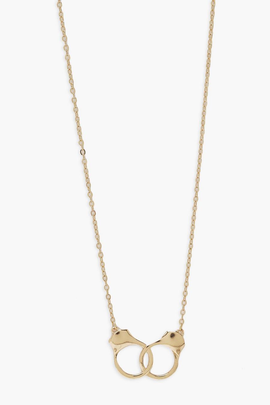Handcuff Necklace, Gold image number 1