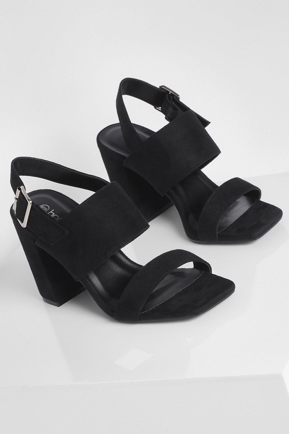 Double strap heel store sandals