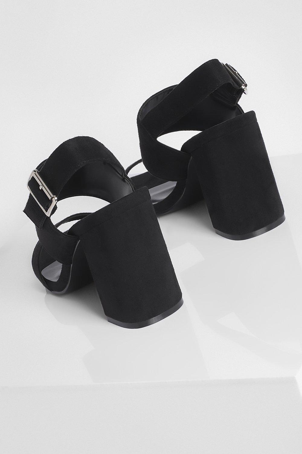 Two strap 2025 block heel sandals