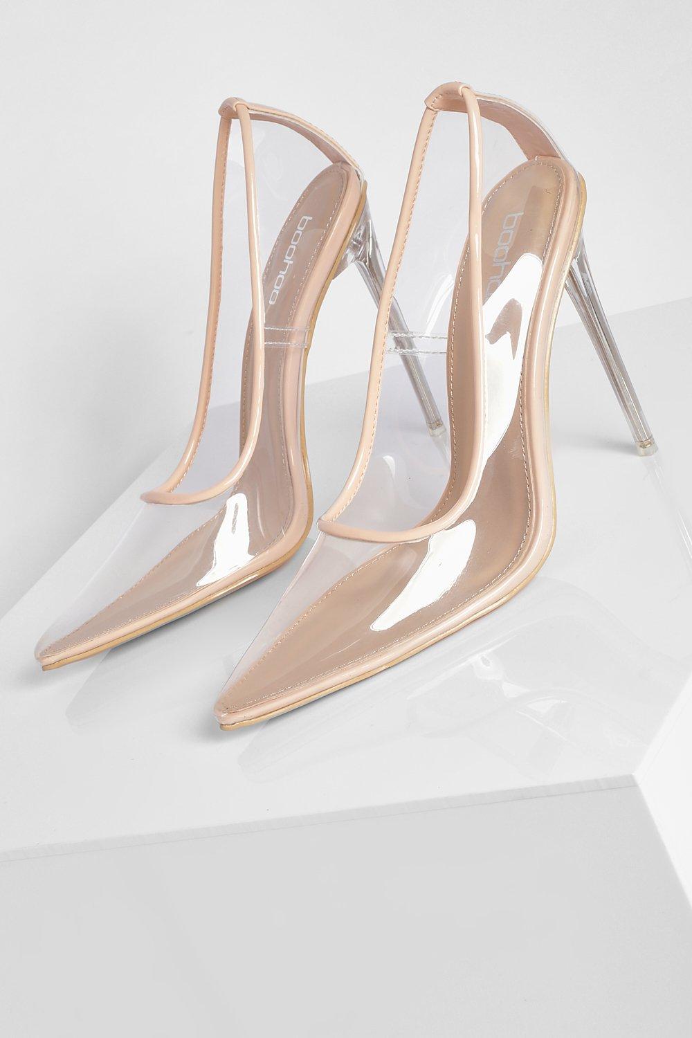 Clear pointed court outlet shoes