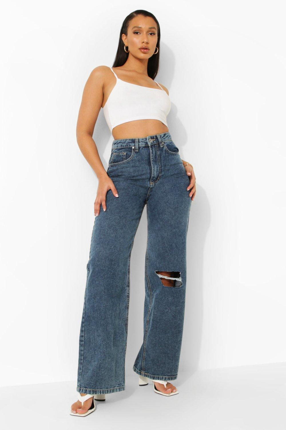 Jeans Dad Jeans Dad Femmes Boohoo Fr