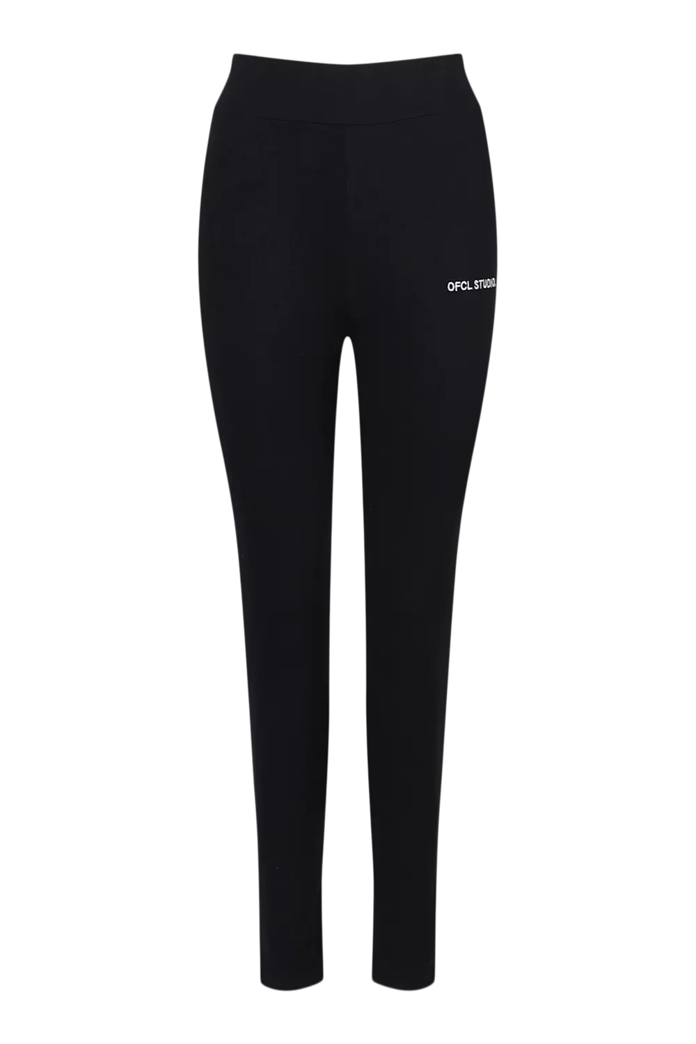 Embroidered High-Waist Leggings