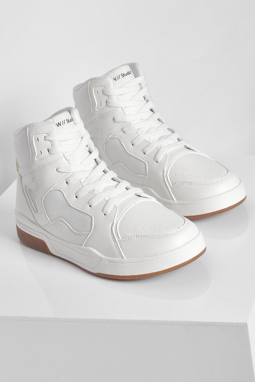 Woman High Top Flat Trainers