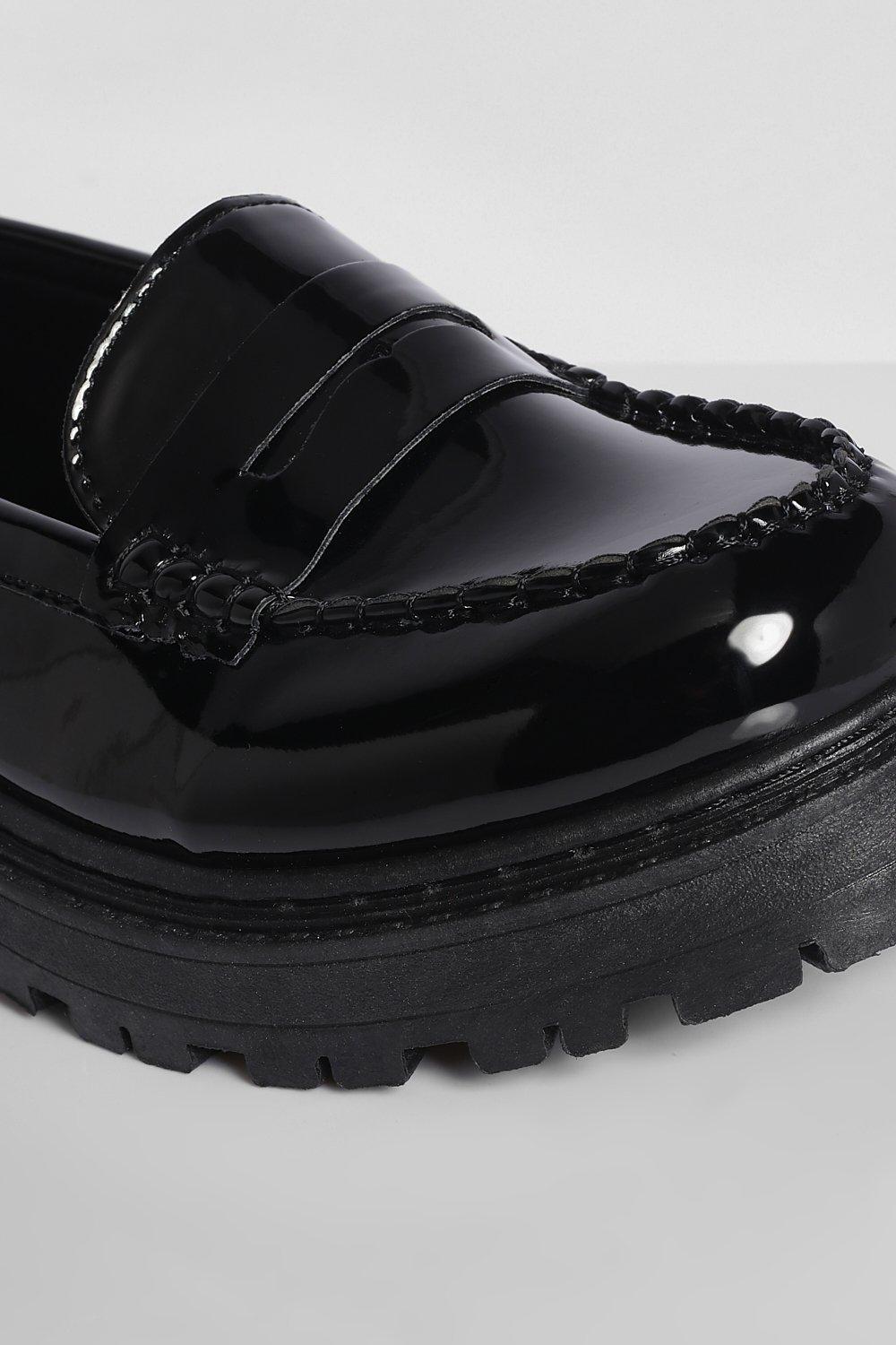 wide fit chunky loafers