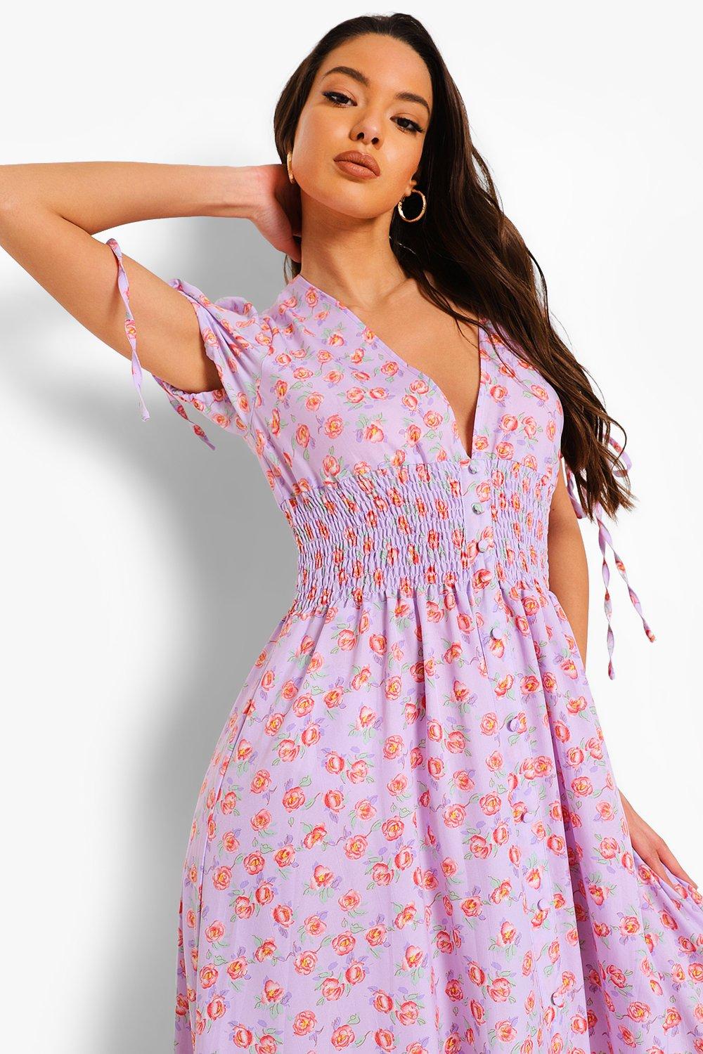 Lilac maxi dresses | boohoo US